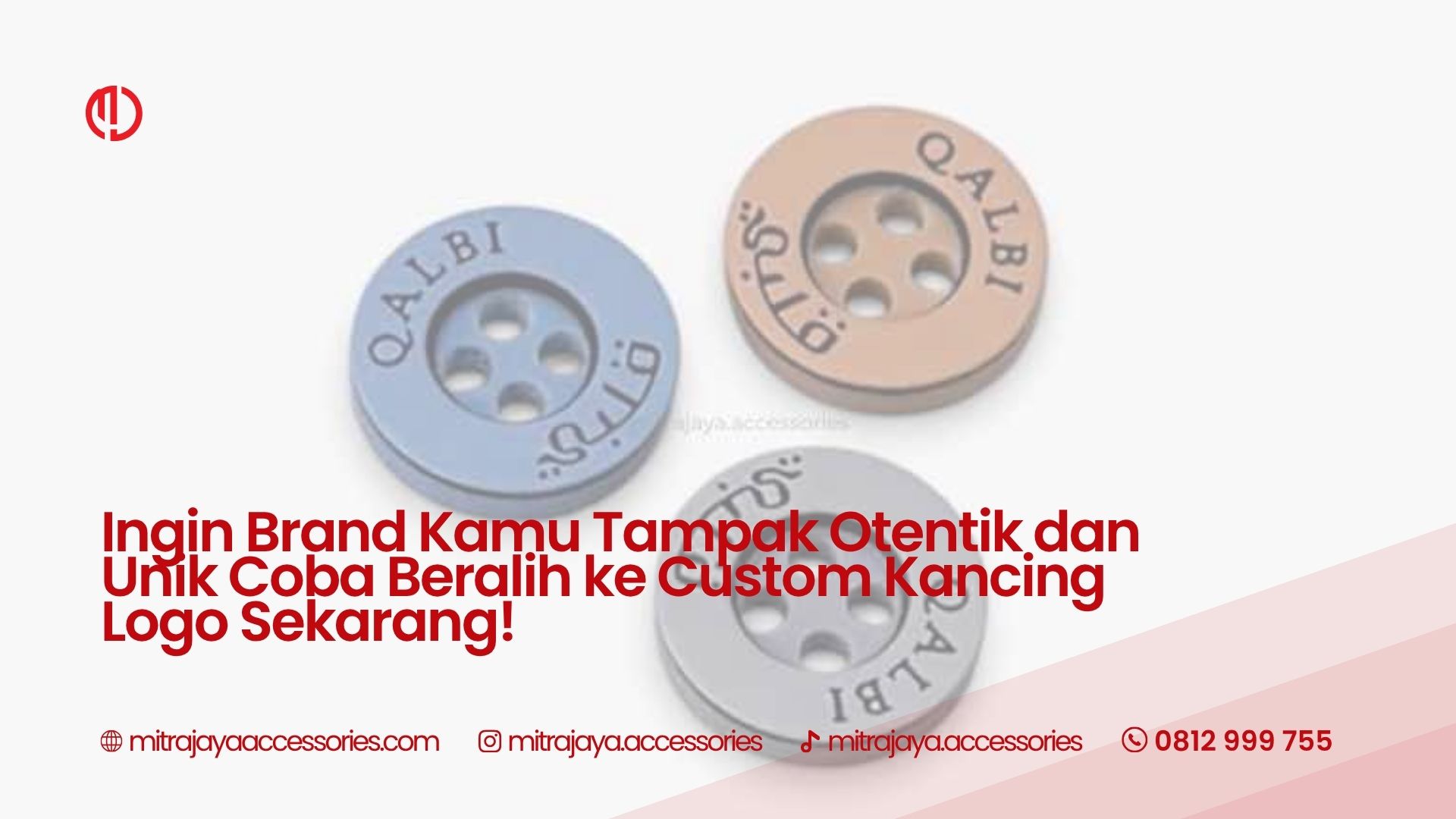 Ingin Brand Kamu Tampak Otentik dan Unik? Coba Beralih ke Custom Kancing Logo Sekarang!