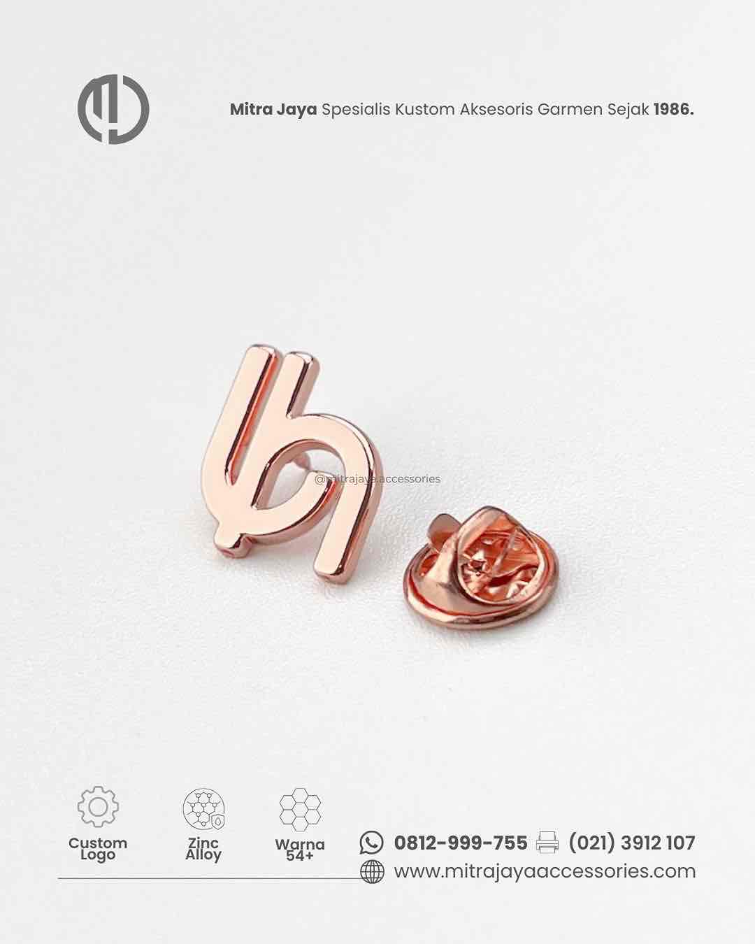 Pin Kupu Kupu Custom