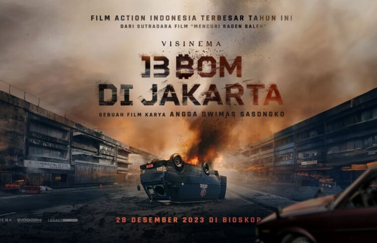 Review film 13 Bom di Jakarta yang disutradarai Angga Dwimas Sasongko.