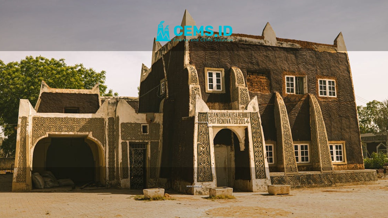 Explore the historical Gidan Dan Hausa in Kano, Nigeria, showcasing traditional architecture.