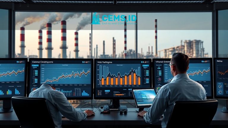 tren emisi mingguan dalam evaluasi CEMS