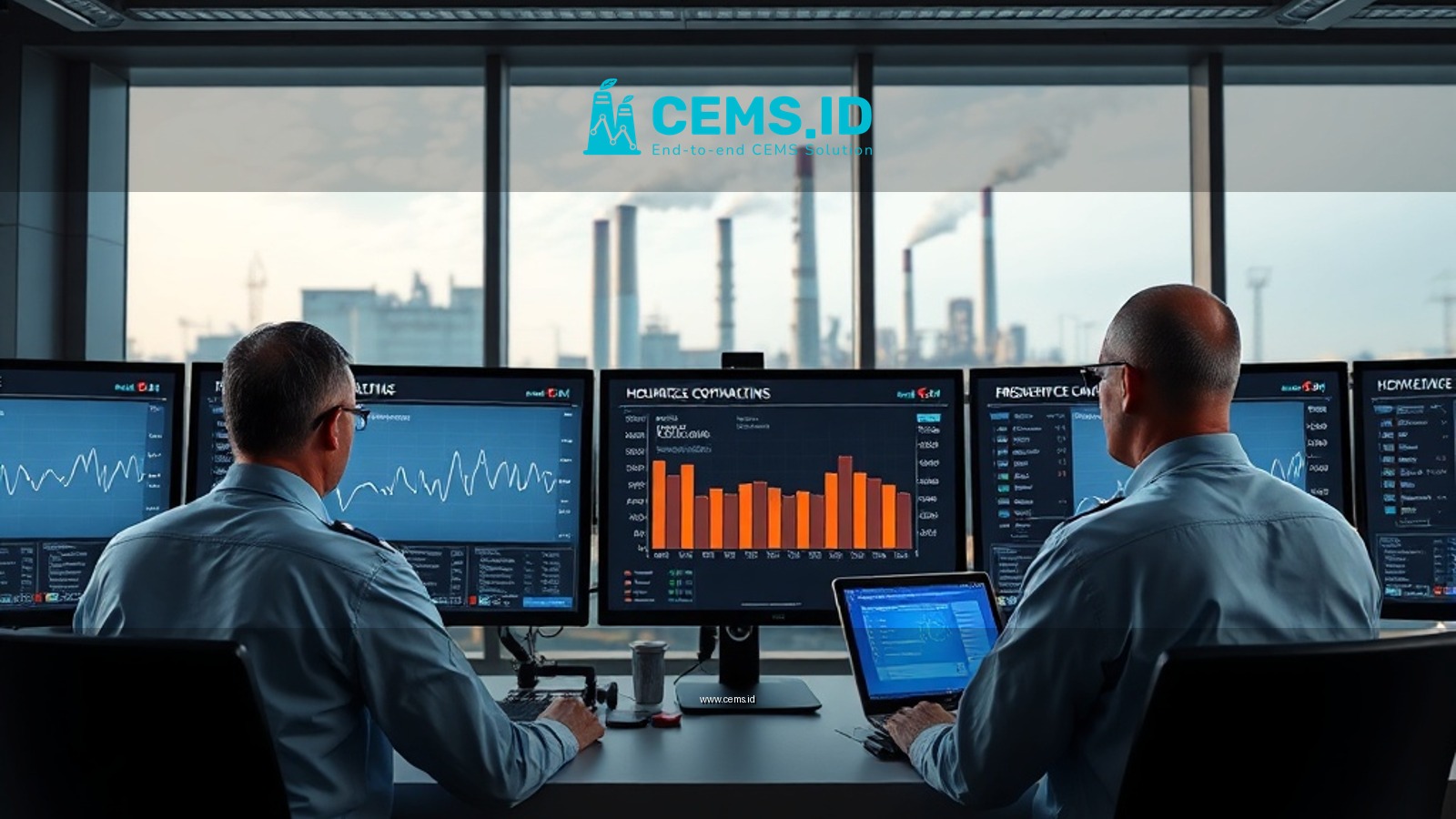 deviasi emisi dari data CEMS per jam
