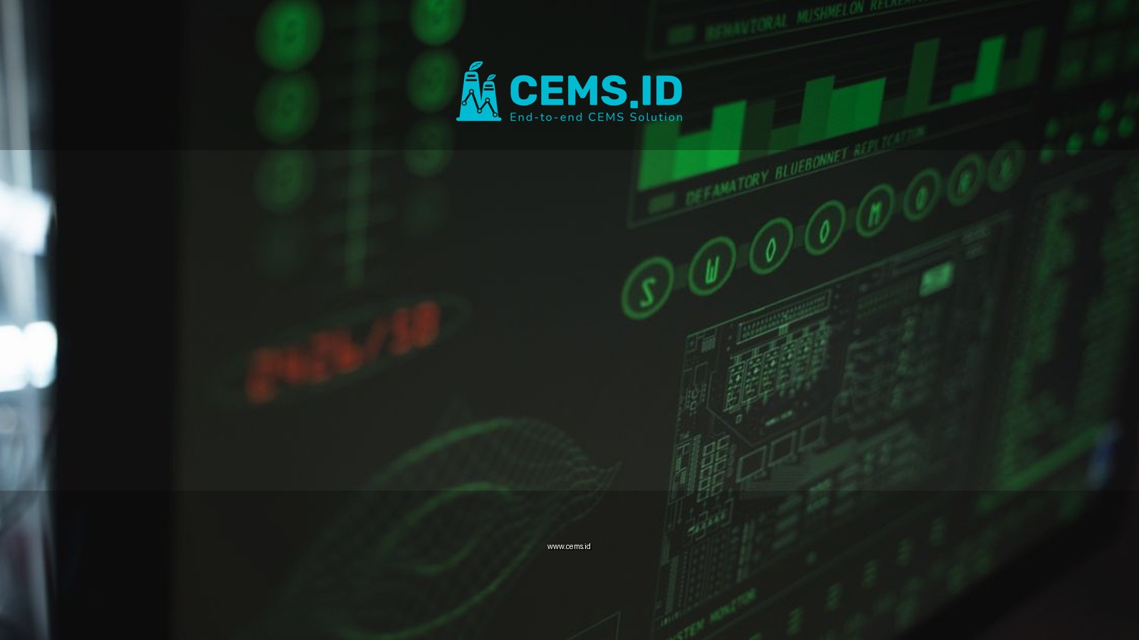 Close-up view of a computer displaying cybersecurity and data protection interfaces in green tones.