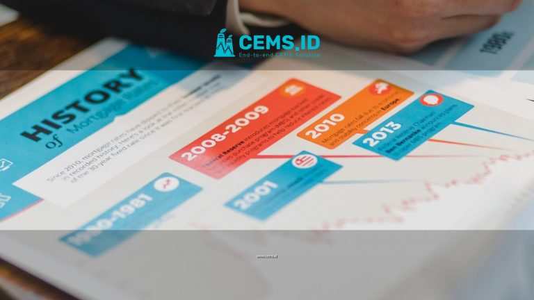 Close-up of a person reviewing mortgage history and trends document.