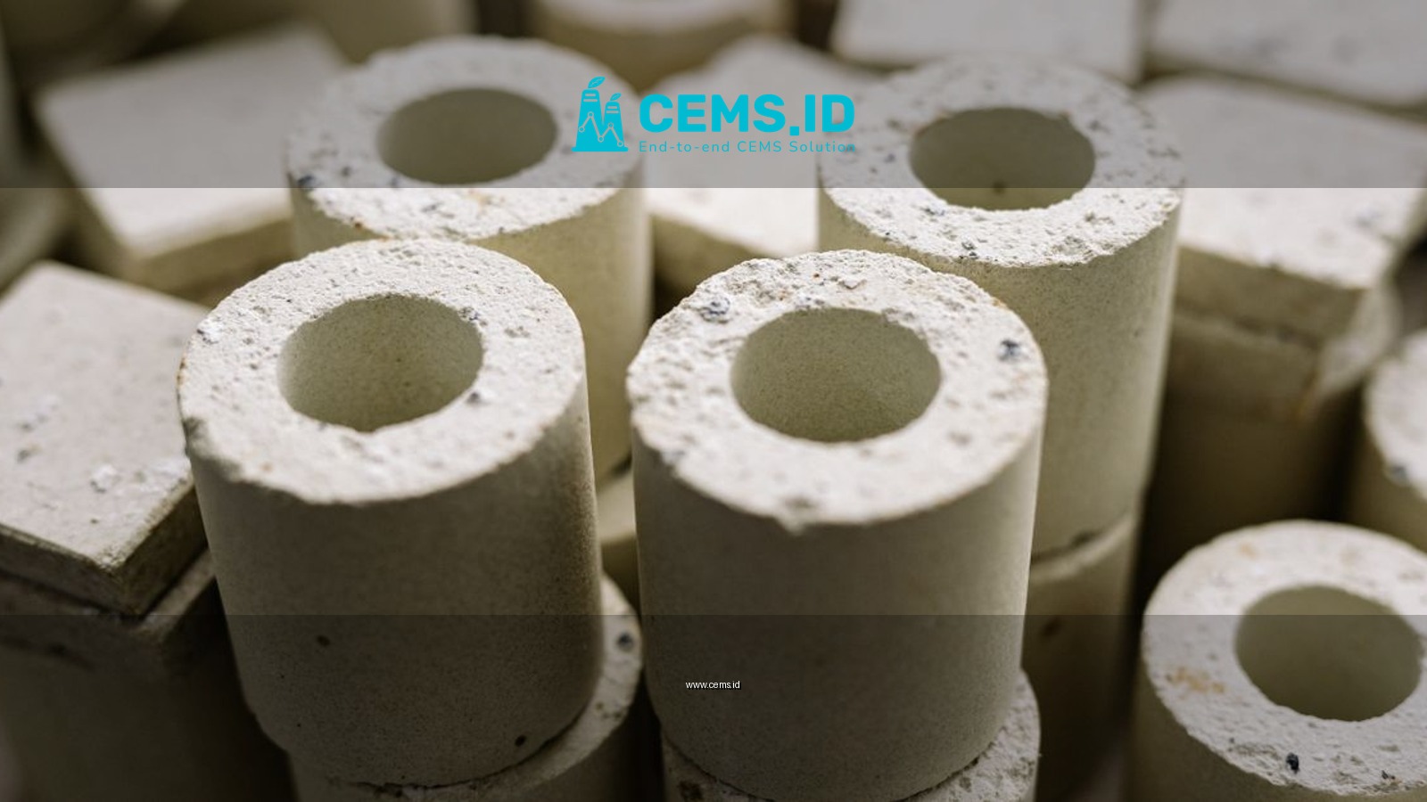 Detailed view of cylindrical concrete structures, ideal for industrial design backgrounds.