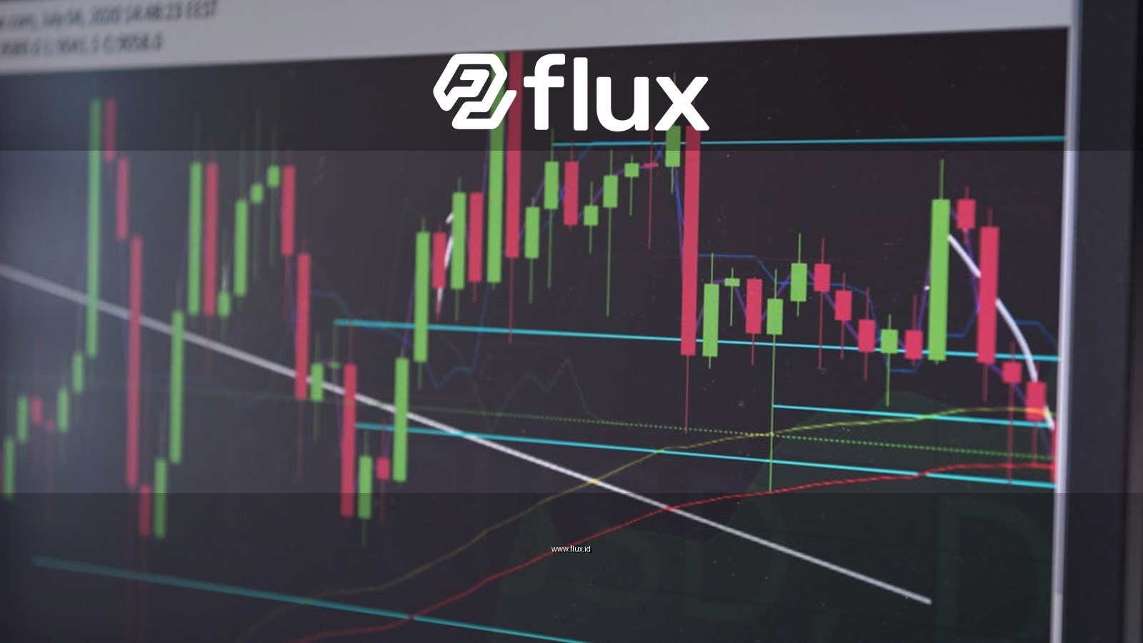 A close-up view of a cryptocurrency trading chart displayed on a monitor, showcasing market trends.