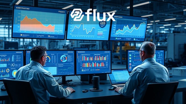 Flux untuk data analytics IoT pada beban puncak