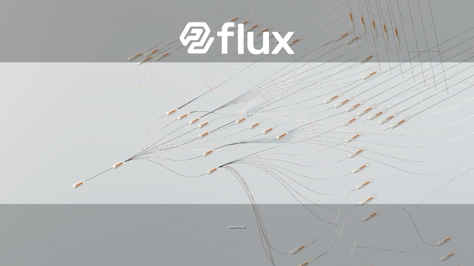 Abstract illustration depicting complex digital neural networks and data flow.