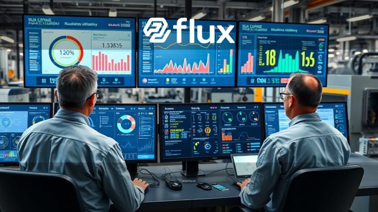 Teknologi Flux untuk Monitoring Utilisasi Mesin Real-Time