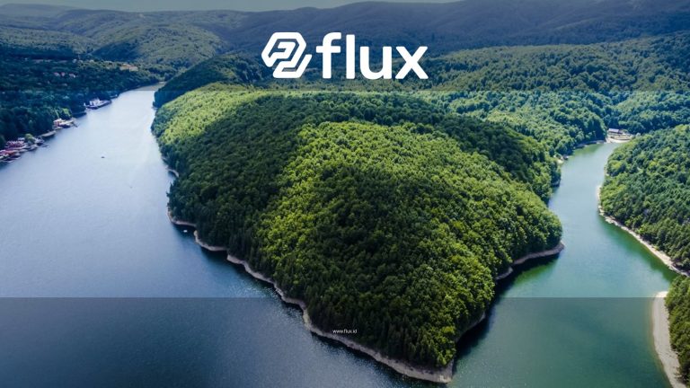 Stunning aerial view of Văliug Lake in Romania, showcasing lush greenery and serene waters.