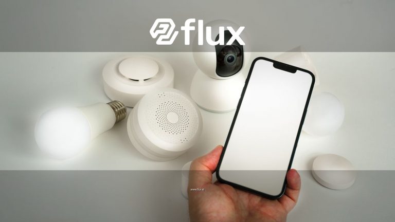 Showcase of various smart home devices controlled via a smartphone, highlighting automation and security.