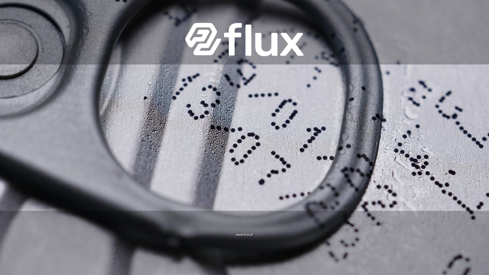 Detailed image of a drink can lid showing printed expiration date.