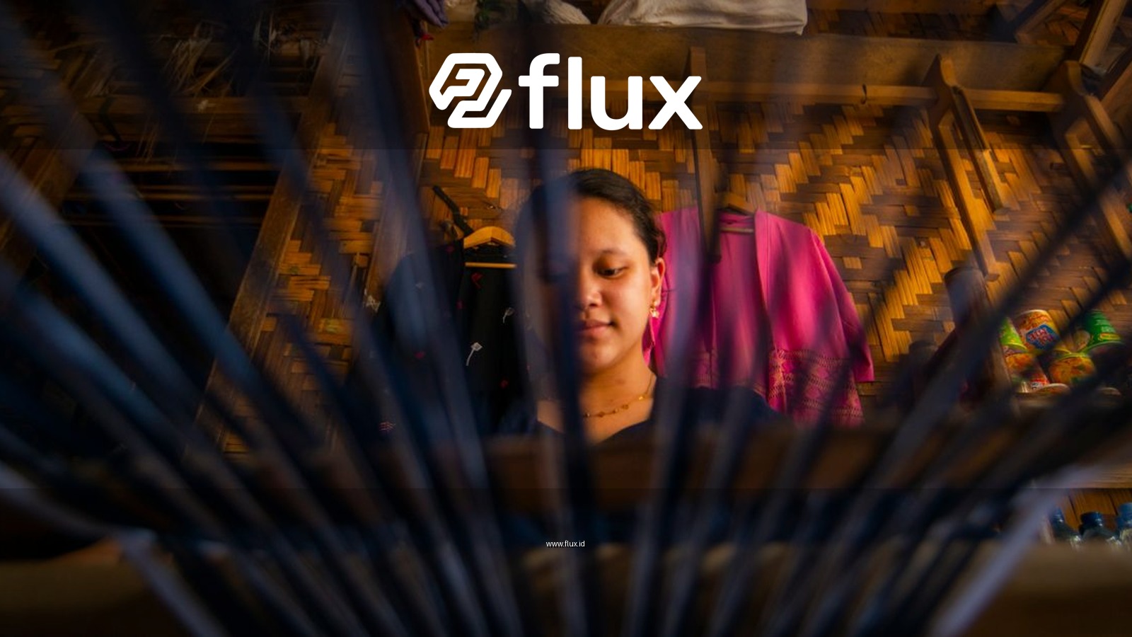 A woman from the Baduy community weaving traditional textiles in Banten, Indonesia.