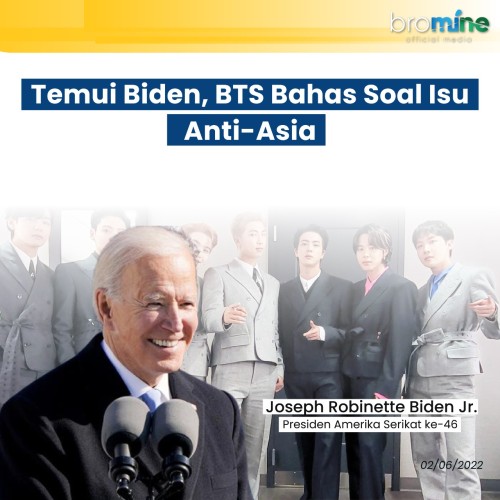 Temui Biden, BTS Bahas Soal Isu Anti-Asia