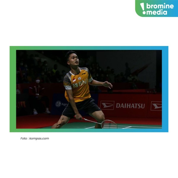 Indonesia Masters 2022: Bungkam Wakil Malaysia, Ginting Melaju ke Semifinal