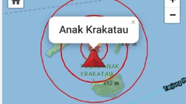 Semburkan Abu Vulkanik 2.000 Meter, Gunung Anak Krakatau Status Siaga