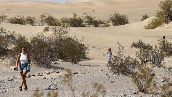 Seribu Orang Terjebak Banjir Langka di Death Valley California