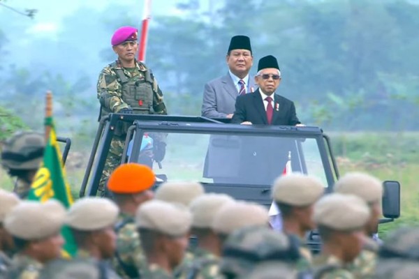Wapres dan Menhan Tetapkan 2.974 Komcad TNI 2022