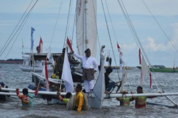 Perahu Sandeq Telah Tiba di IKN