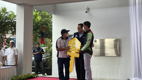 Digusur Era Ahok, Anies Resmikan Rusun Warga Kampung Kunir