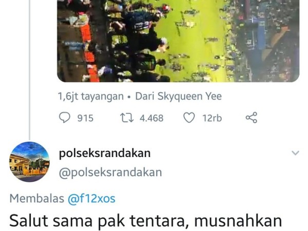 Akun Polisi Tulis Cuitan Tak Pantas Soal Tragedi Kanjuruhan Disanksi Kurungan 21 Hari