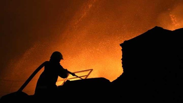 Kebakaran Terjadi di Gudang Penyimpanan Barang Milik Negara Kemenkumham