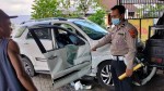 Pengemudi Alami Luka di Kepala, Dua Mobil Terlibat Lakalantas di Simpang Empat Jembrana