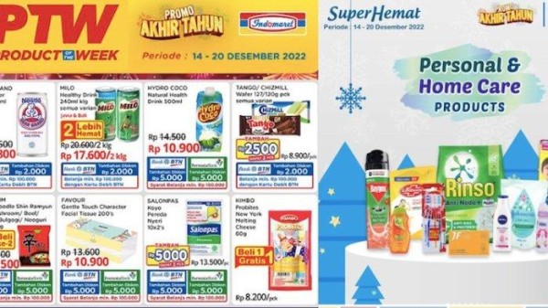 Katalog Promo Indomaret Terbaru 14-20 Desember Ada Diskon Akhir Tahun: Susu, Popok, Tissue dll