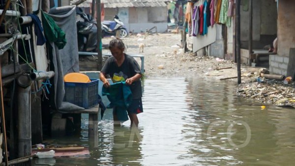 2 RT Dikelurahan Marunda Tergenang Banjir Setinggi 25 CM