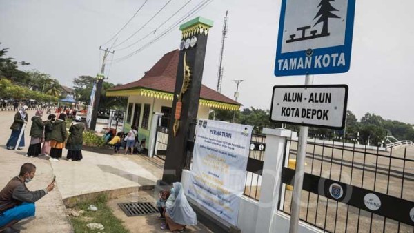 Alun-alun Depok Jadi Tujuan Wisata Tahun Baru