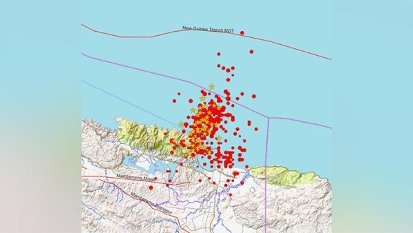 Gempa Jayapura dan Kaimana, Banjir Pesisir