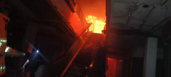 Kebakaran di Pasar Terong Pada Minggu Malam, 24 Los Habis Dilalap Api
