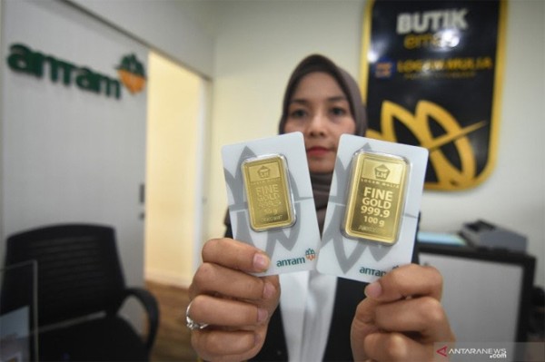 Harga Emas Antam Kini Naik Tipis Rp 3.000 Menjadi Rp 1.023.000 Per Gram