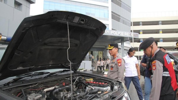 Wakapolres Jakbar Cek 26 Kendaraan Dinas, Ingatkan Anggota Rawat Baik