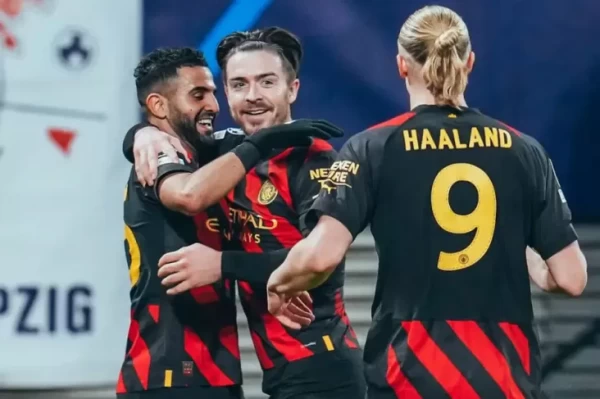 Hasil Leipzig vs Manchester City: Tendangan Kidal Mahrez Bawa The Citizens Unggul 1-0