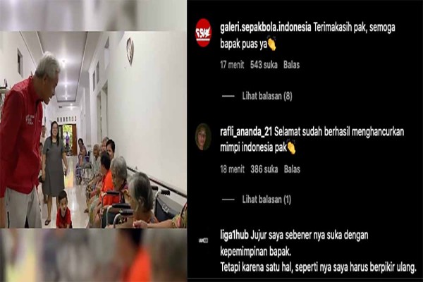 Indonesia Batal Jadi Tuan Rumah Piala Dunia U-20, Instagram Ganjar Pranowo Diserbu Warganet