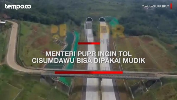 Tol Cisumdawu Beroperasi untuk Mudik Lebaran 2023, Menhub: Hanya Siang sampai Sore