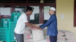 Dukung Pembangunan Musala Ponpes di Tapanuli Tengah, SDG Berikan Bantuan Material Semen