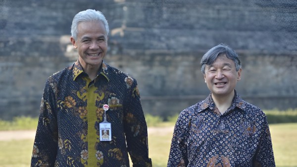 Dampingi Kaisar Jepang Naruhito Kunjungi Candi Borobudur, Ini Kata Ganjar Pranowo