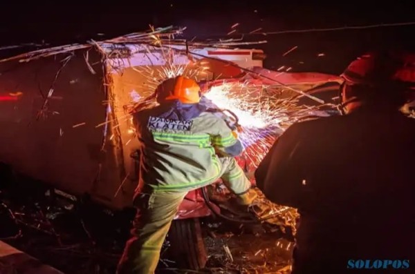 Kecelakaan Maut di Klaten, Sopir Truk Box Meninggal Dunia