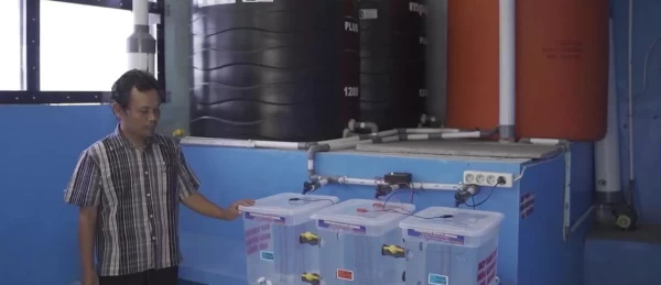 Desa Kepatihan Wonogiri Olah Air Hujan Jadi Air Minum