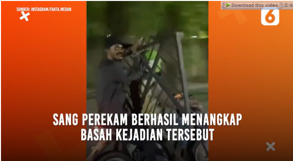 VIDEO: Maling Pagar Di Medan Ketahuan, Warga Berhasil Gagalkan Aksi Pencurian!