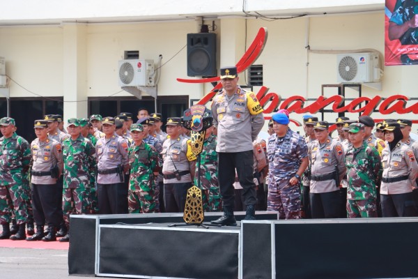 Kaopsda Polda Jateng Pimpin Pasukan Power On Hand Rayon Banyumas Raya guna Kesiap Siagaan Pengamanan Pemilu