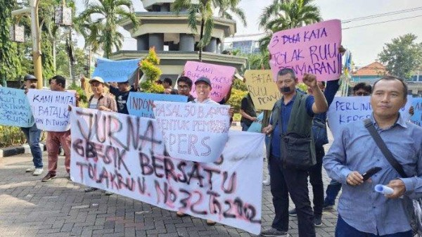 Ancaman RUU Penyiaran Sangat Nyata, Jurnalis Gresik Bersatu Desak Pemkab dan DPRD Ikut Menolak