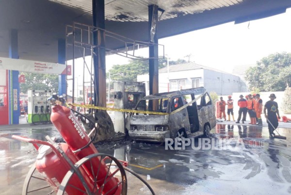 SPBU di Matesih Karanganyar Terbakar, Dua Orang Alami Luka-Luka