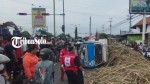 KRONOLOGI Kecelakaan Truk Tebu Vs Motor di Ceper Klaten Jateng, Truk Ngeblong Lampu Merah