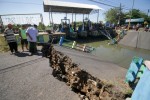 Jembatan Penghubung Antar Desa di Sidoarjo Ambruk, Aktivitas Warga Terganggu