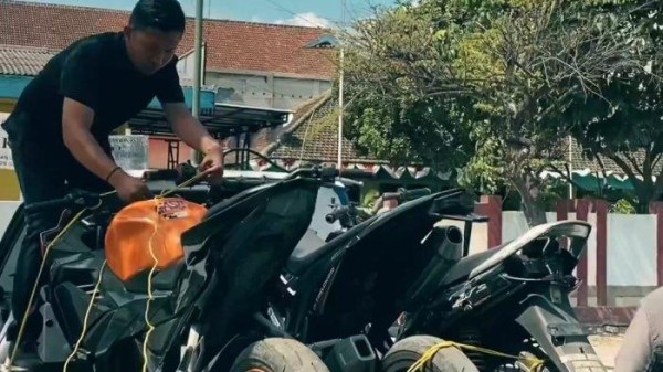 Satlantas Polres Tulungagung Amankan 33 Sepeda Motor, Polisi Gagalkan Pelajar SMP Tawuran