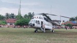 Helikopter BNPB Mendarat Darurat di Jambi, Warga Berkerumun di Lokasi, Ini Penyebabnya