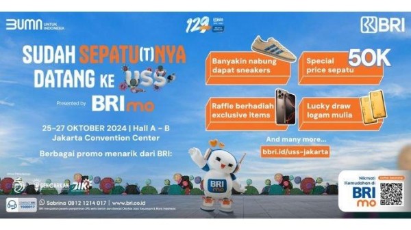 Jangan Ketinggalan Serunya Berburu Sneakers di USS 2024 Presented by BRImo yang hadir di JCC